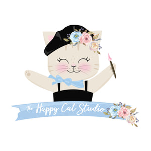 The Happy Cat Studio - Digital Editlable Template - Birthday Invitation - Baby Shower Invitation