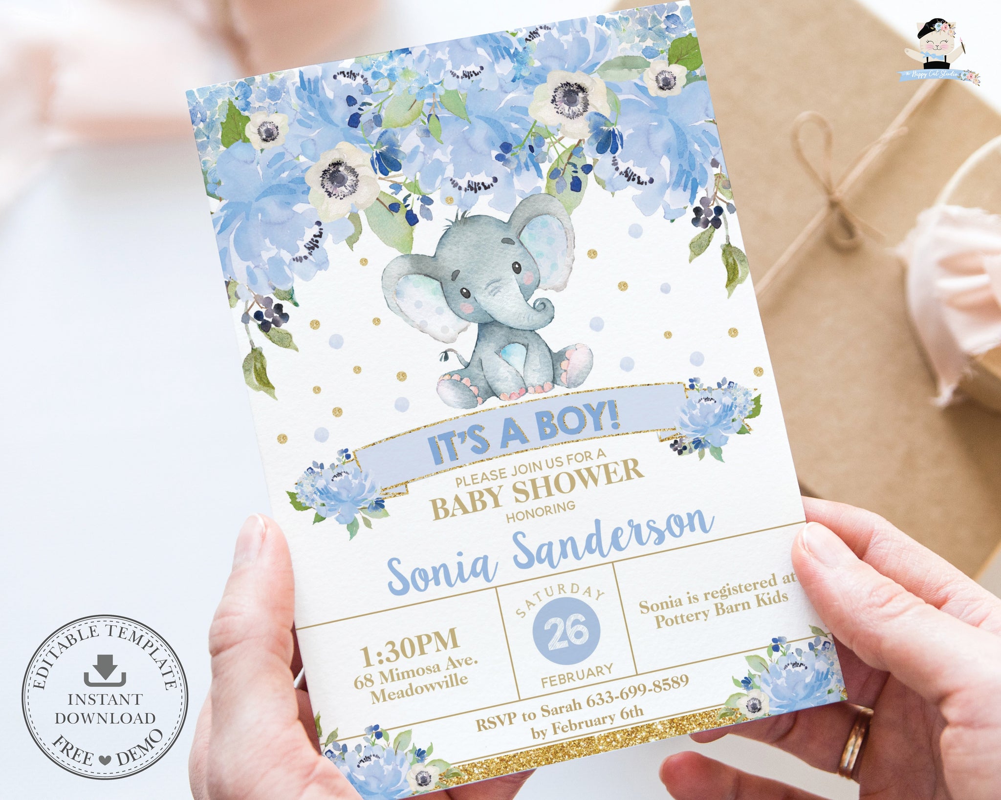printable baby boy shower invitations