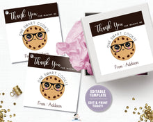 Load image into Gallery viewer, Smart Cookie Teacher Thank You Tags Editable Template - Instant Download - Digital Printable File - SC1