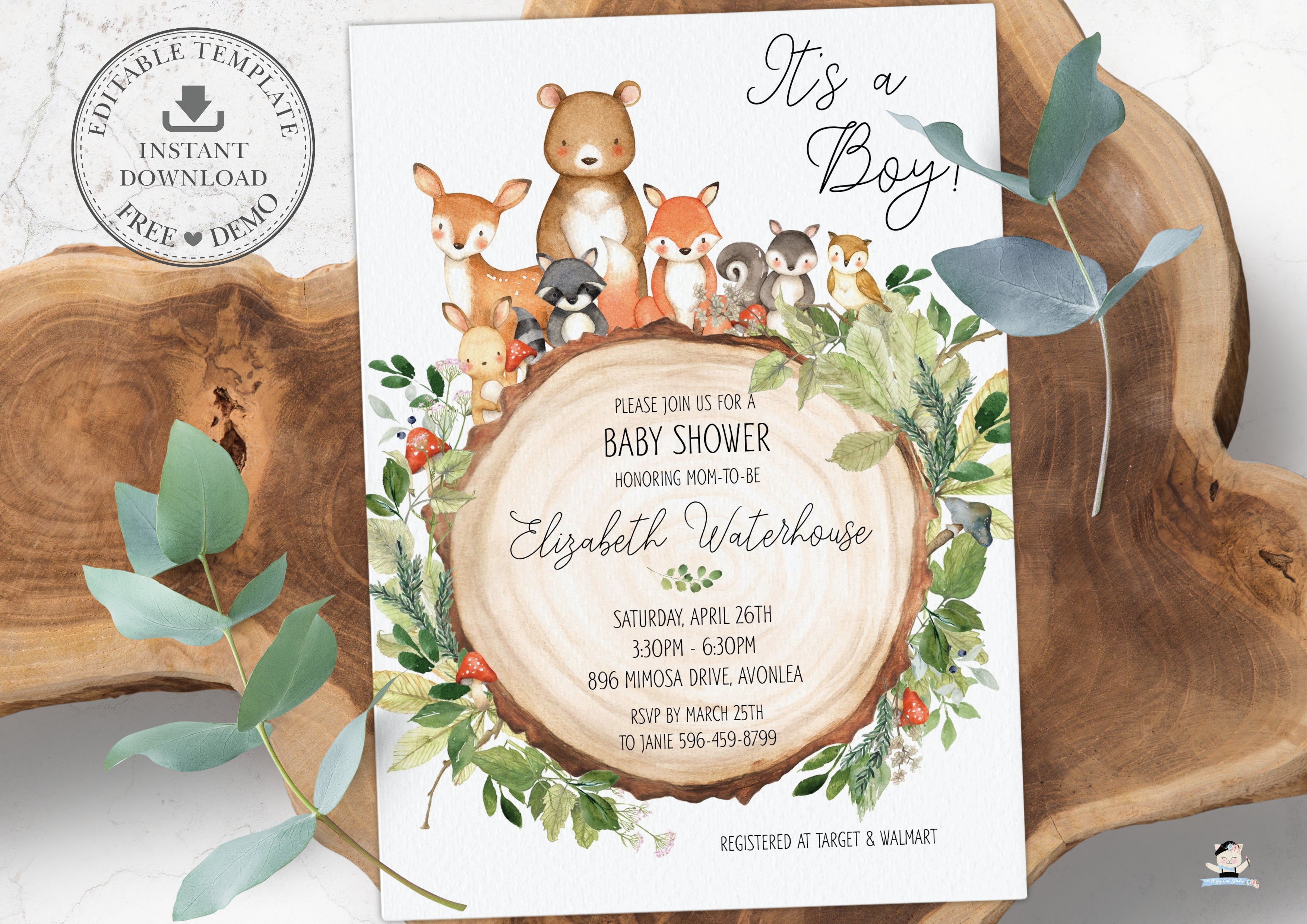 Woodland Animals Baby Shower woodland-animals-baby-shower