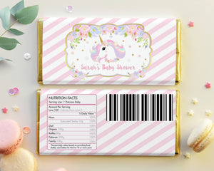 Unicorn Chocolate Bar Wrapper Aldi Hershey's Personalized Editable Template - Instant Download - Digital Printable File -UB8